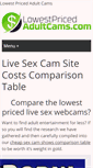 Mobile Screenshot of lowestpricedadultcams.com